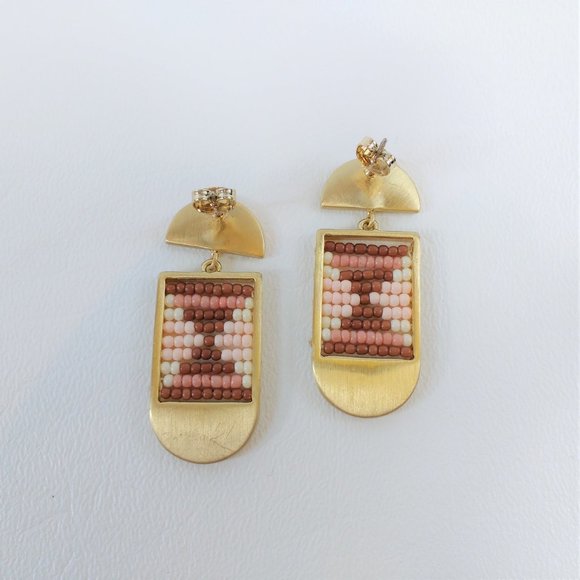 Lucky Brand Gold Tone Beaded Earrings - Picture 3 of 5